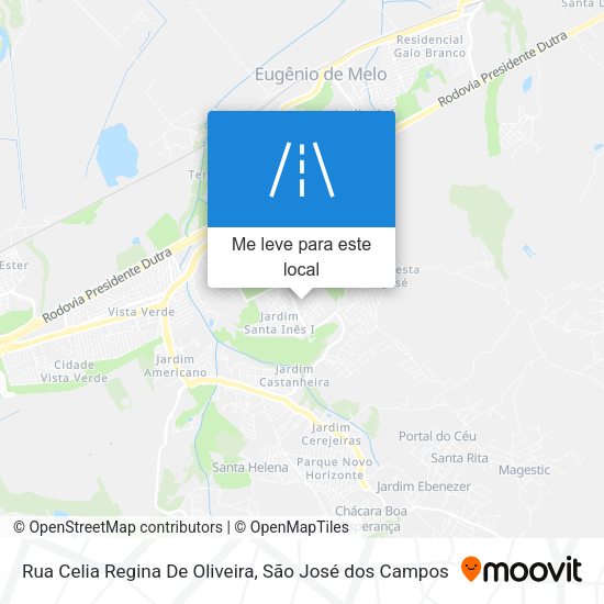 Rua Celia Regina De Oliveira mapa