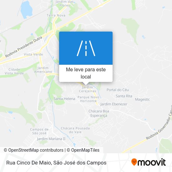 Rua Cinco De Maio mapa