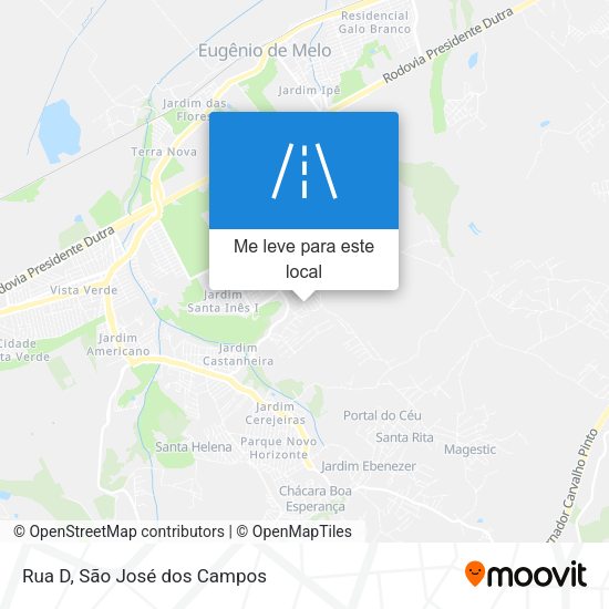 Rua D mapa