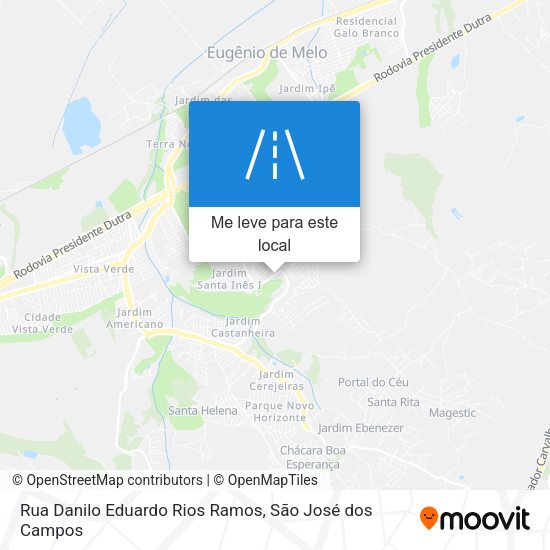 Rua Danilo Eduardo Rios Ramos mapa