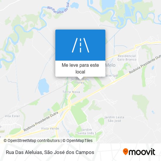 Rua Das Aleluias mapa