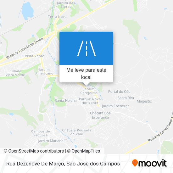 Rua Dezenove De Março mapa