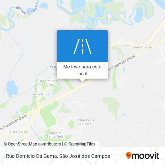 Rua Domicio Da Gama mapa