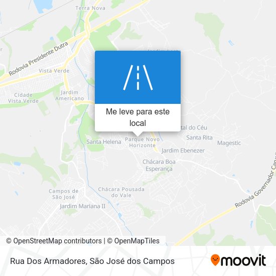 Rua Dos Armadores mapa