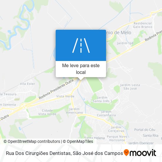 Rua Dos Cirurgiões Dentistas mapa