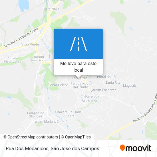 Rua Dos Mecânicos mapa