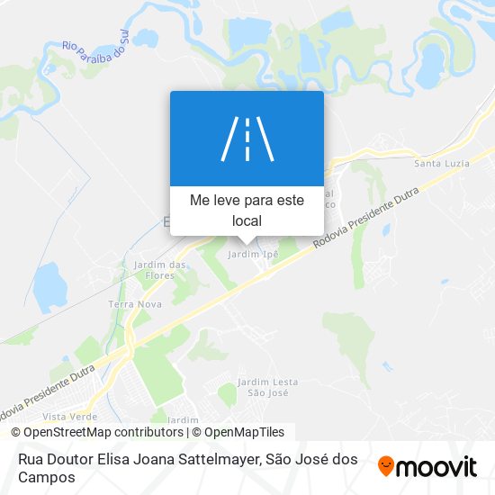 Rua Doutor Elisa Joana Sattelmayer mapa