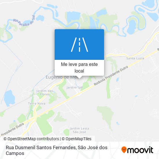 Rua Dusmenil Santos Fernandes mapa