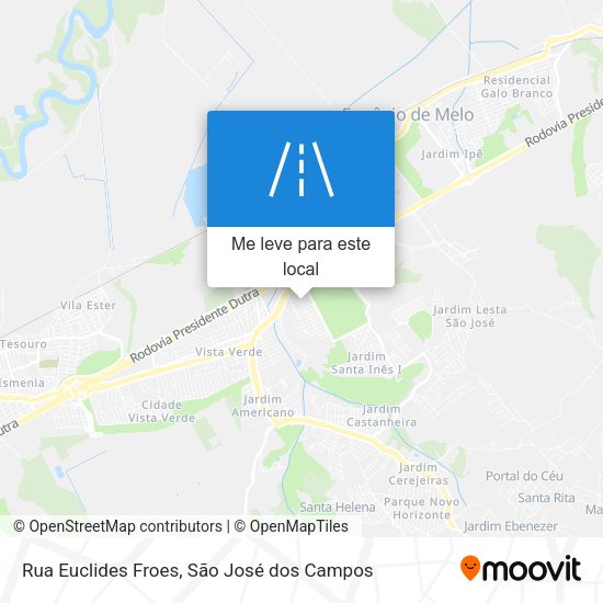 Rua Euclides Froes mapa