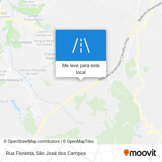 Rua Floresta mapa