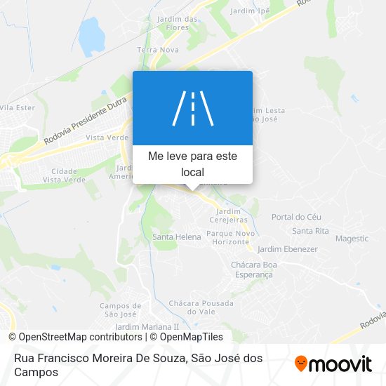 Rua Francisco Moreira De Souza mapa