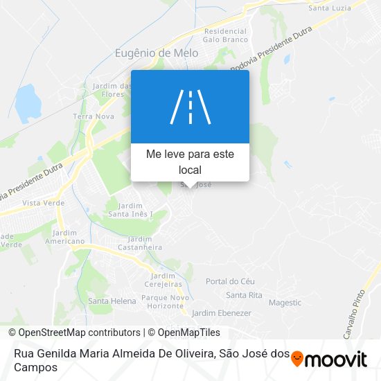 Rua Genilda Maria Almeida De Oliveira mapa
