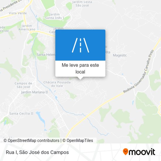 Rua I mapa