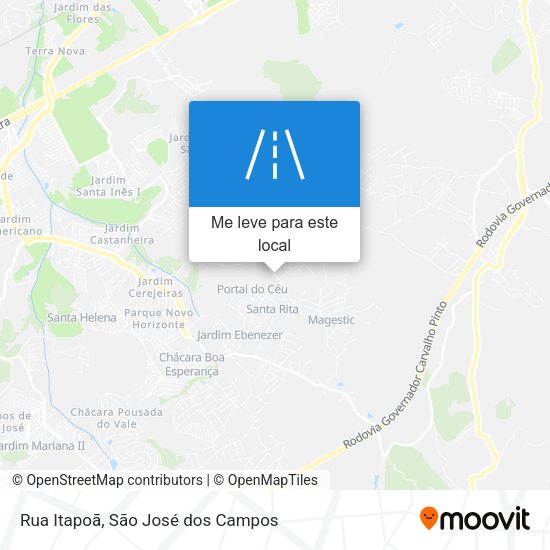 Rua Itapoã mapa
