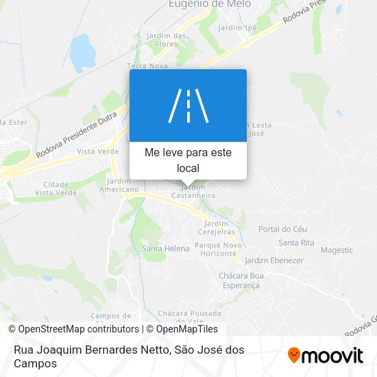 Rua Joaquim Bernardes Netto mapa