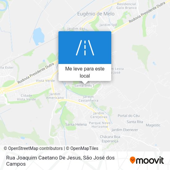 Rua Joaquim Caetano De Jesus mapa