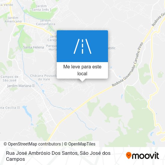 Rua José Ambrósio Dos Santos mapa
