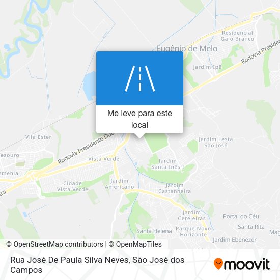 Rua José De Paula Silva Neves mapa