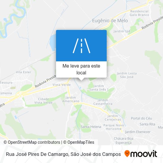 Rua José Pires De Camargo mapa