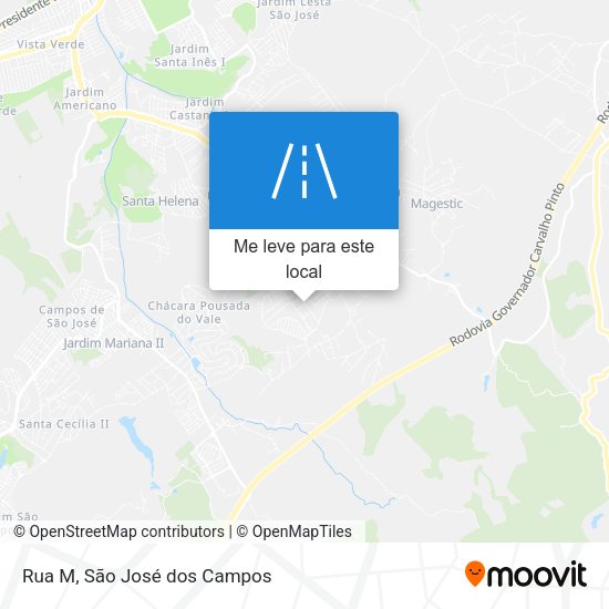 Rua M mapa