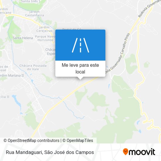 Rua Mandaguari mapa