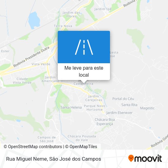 Rua Miguel Neme mapa