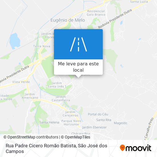 Rua Padre Cicero Romão Batista mapa