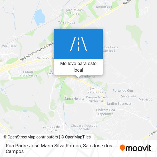 Rua Padre José Maria Silva Ramos mapa