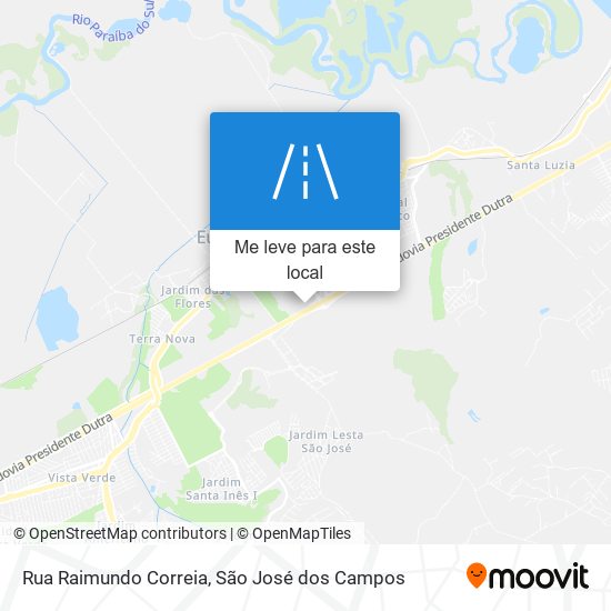 Rua Raimundo Correia mapa