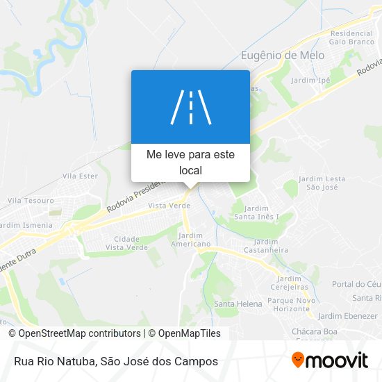 Rua Rio Natuba mapa
