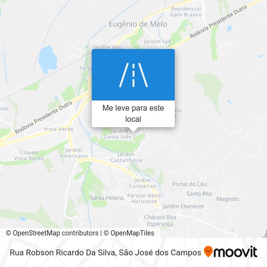 Rua Robson Ricardo Da Silva mapa