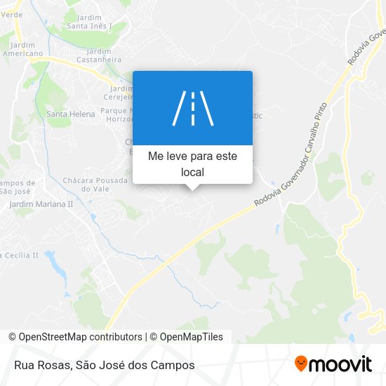 Rua Rosas mapa