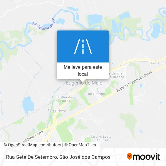 Rua Sete De Setembro mapa