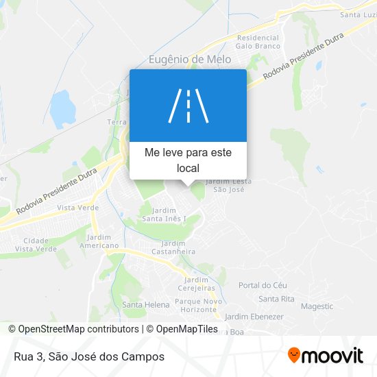 Rua 3 mapa