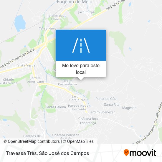 Travessa Três mapa