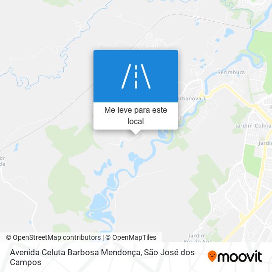 Avenida Celuta Barbosa Mendonça mapa