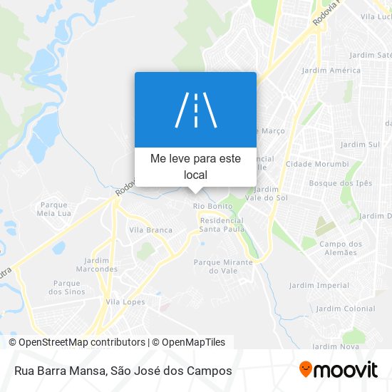 Rua Barra Mansa mapa