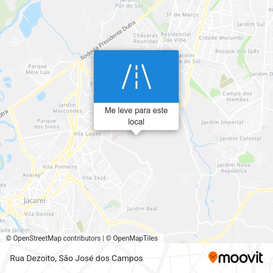 Rua Dezoito mapa