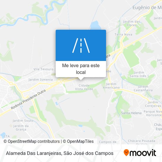 Alameda Das Laranjeiras mapa