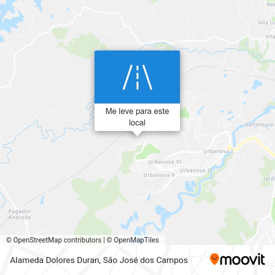 Alameda Dolores Duran mapa