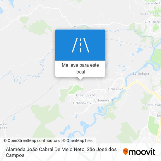 Alameda João Cabral De Melo Neto mapa