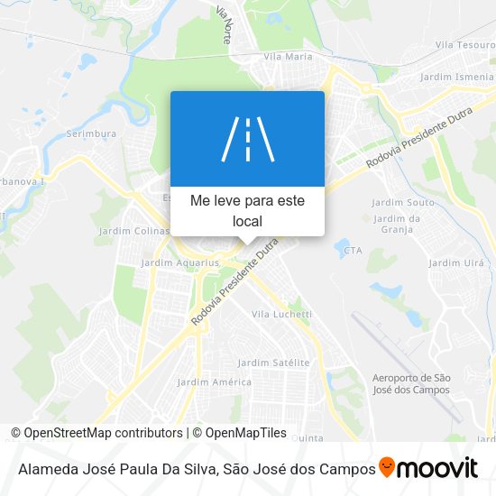 Alameda José Paula Da Silva mapa