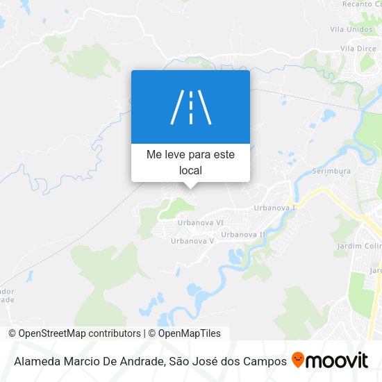 Alameda Marcio De Andrade mapa