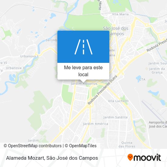 Alameda Mozart mapa