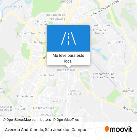 Avenida Andrômeda mapa