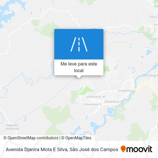Avenida Djanira Mota E Silva mapa