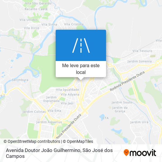 Avenida Doutor João Guilhermino mapa