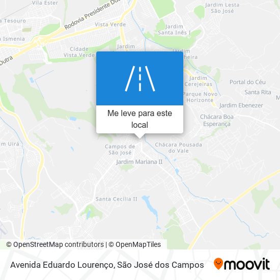 Avenida Eduardo Lourenço mapa