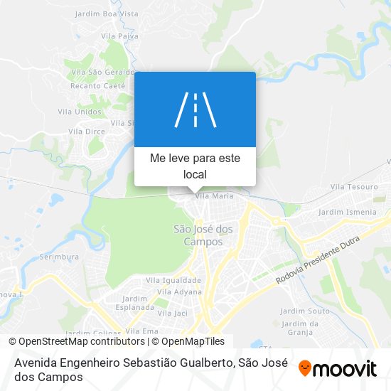 Avenida Engenheiro Sebastião Gualberto mapa