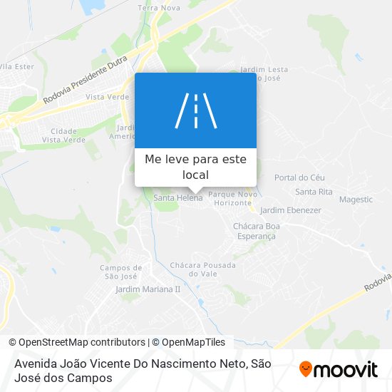 Avenida João Vicente Do Nascimento Neto mapa